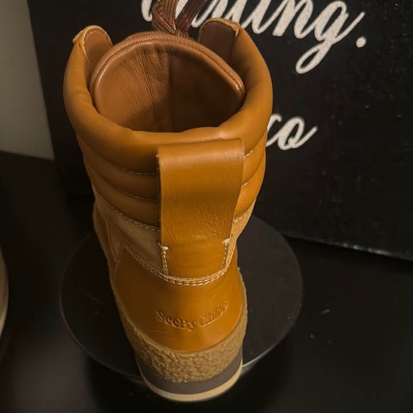 Chloe (See By Chloe) Tan Leather Boots - Picture 4 of 6